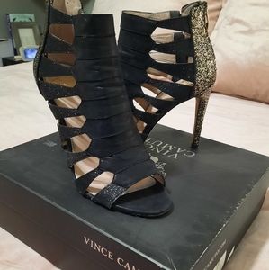 Vince Camuto Very Sexy Dressy Black heel  Size 8
